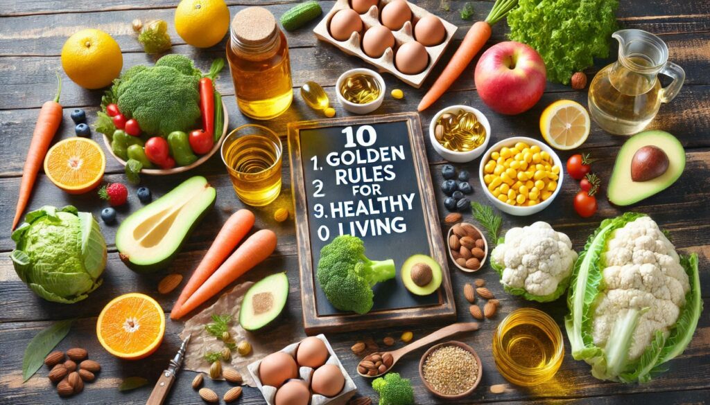 स्वस्थ जीवन के लिए 10 सुनहरे नियम (10 Golden Rules for a Healthy Life)